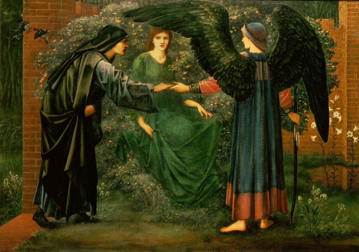 Srdce růže od Edward Burne Jones