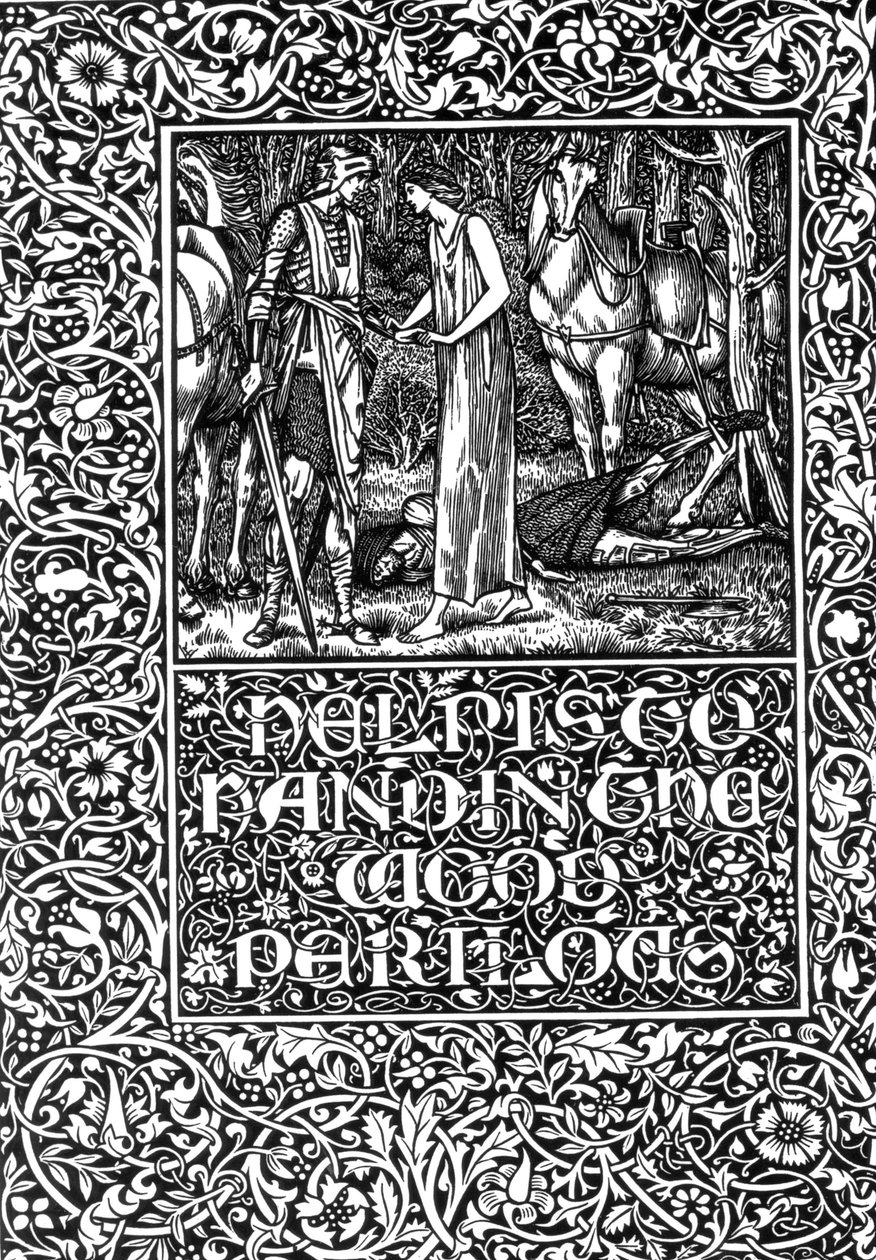 Pomoc je po ruce v nebezpečném lese, 1896 od Edward Burne Jones