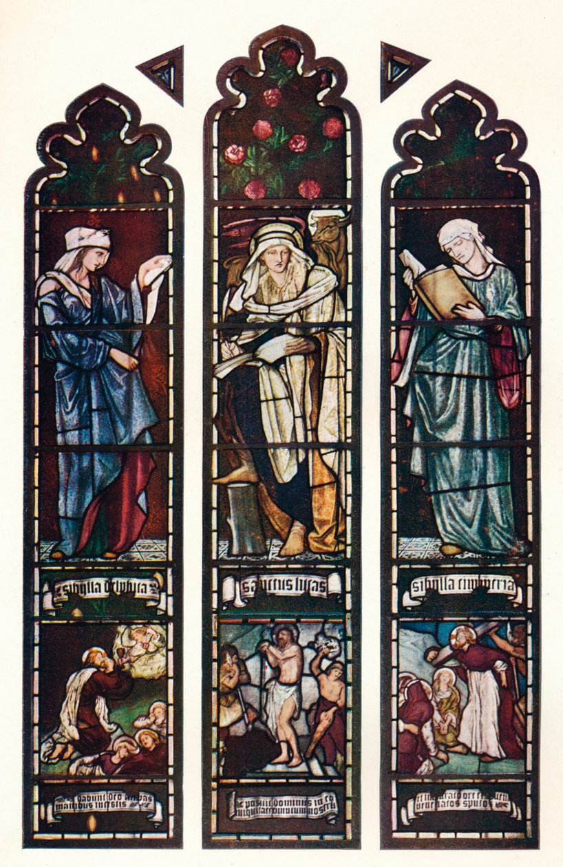 Sibyl Window, Jesus College Chapel, Cambridge, c1872 od Edward Burne Jones