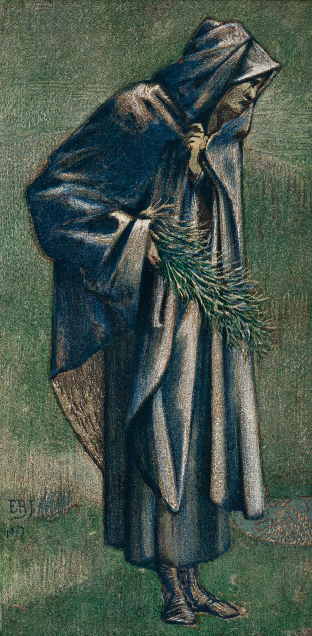 Studie pro svatého Josefa v obraze, Betlémská hvězda, 1887. od Edward Burne Jones