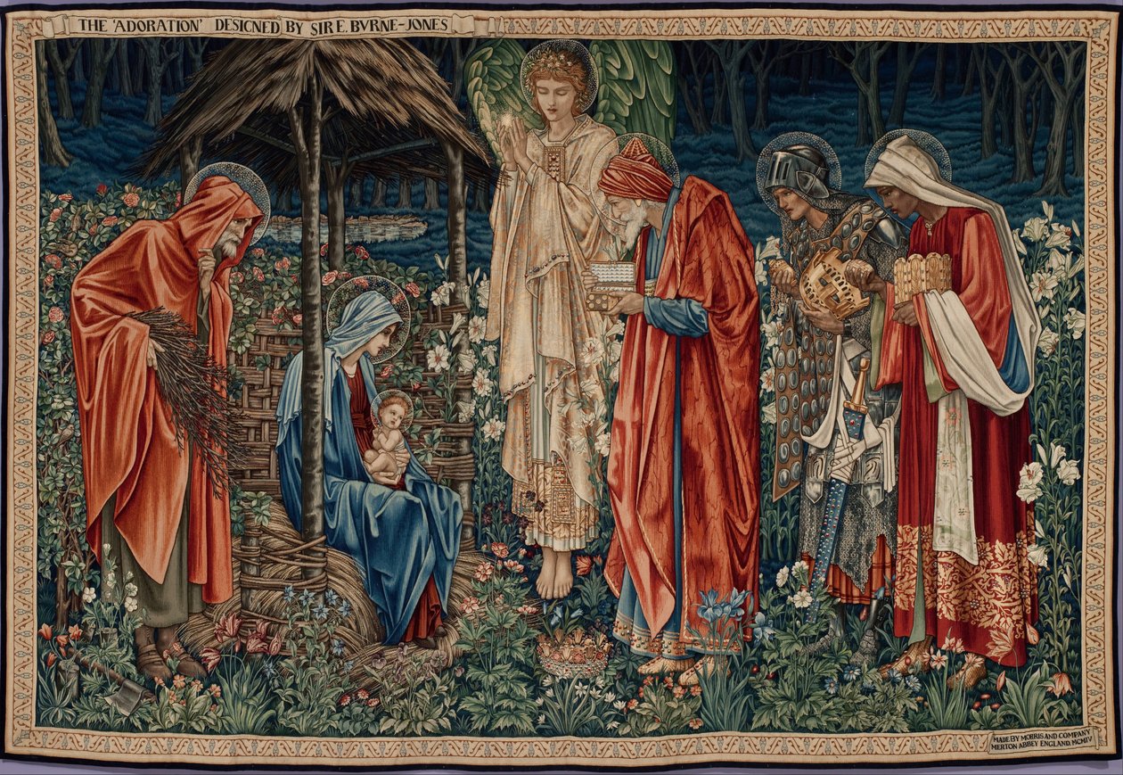 Klanění tří králů od Edward Burne Jones