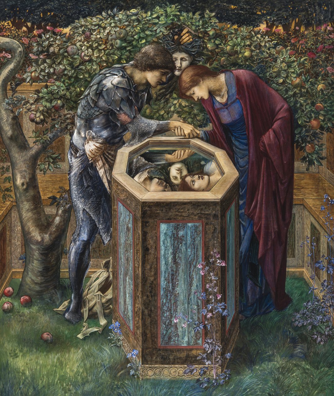 The Baleful Head, c.1876 (kvaš) (viz také 70777) od Edward Burne Jones