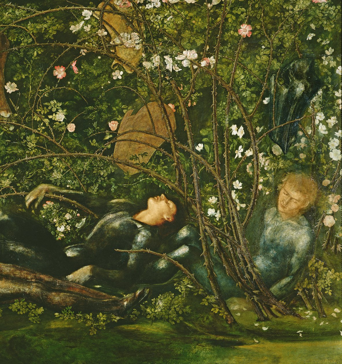 The Knights and the Briar Rose, 1869 (detail 198347) od Edward Burne Jones