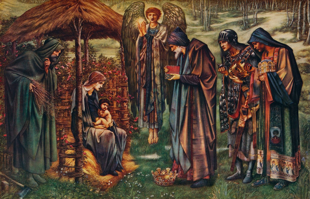 Betlémská hvězda, c1887-1891 c1940 od Edward Burne Jones