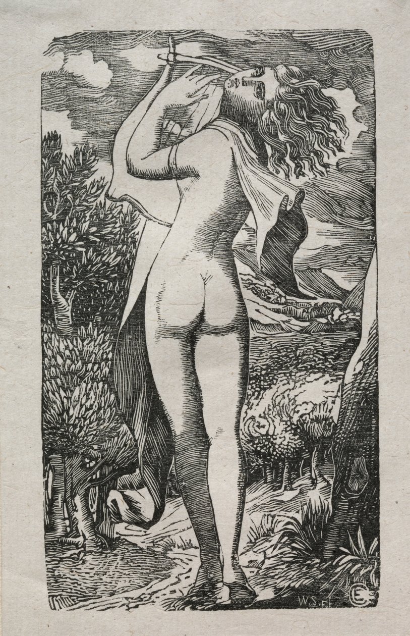 Bacchante aneb Hráč na lyře od Edward Calvert