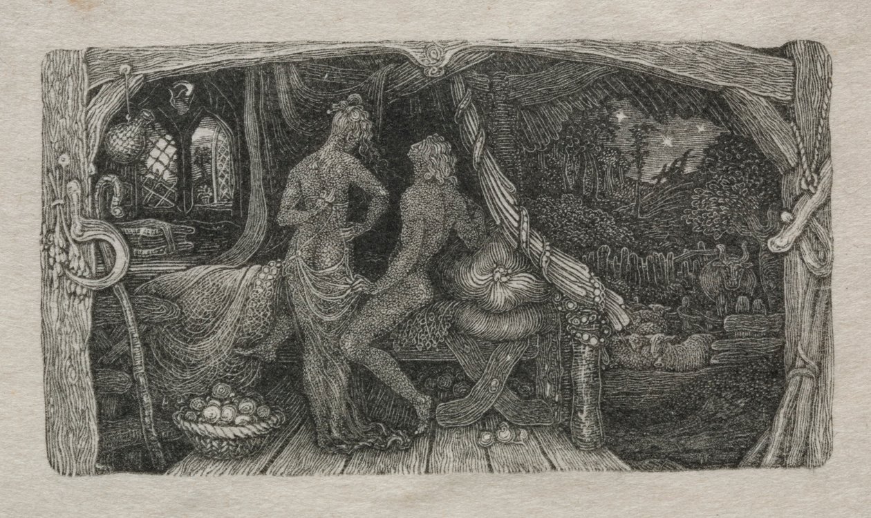 Komorní idyla, 1829. od Edward Calvert