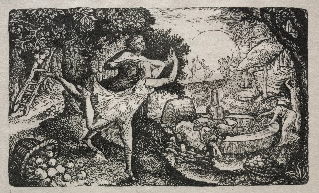 Cyder Feast: Vize radosti a díkůvzdání od Edward Calvert