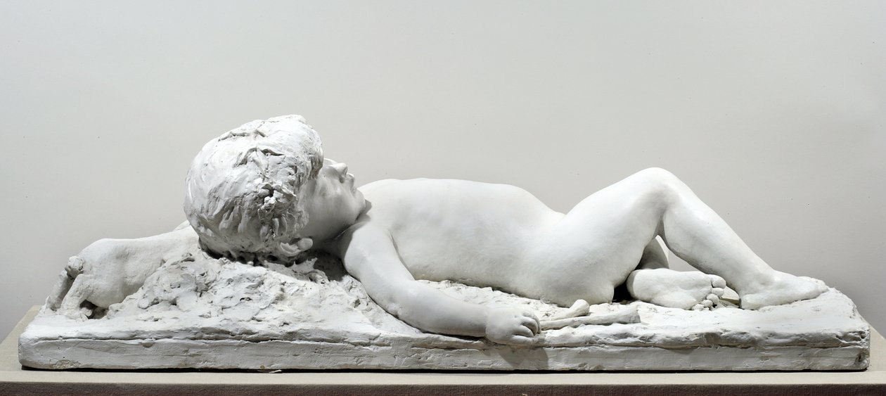 Spící faun (omítka) od Edward Clark Potter