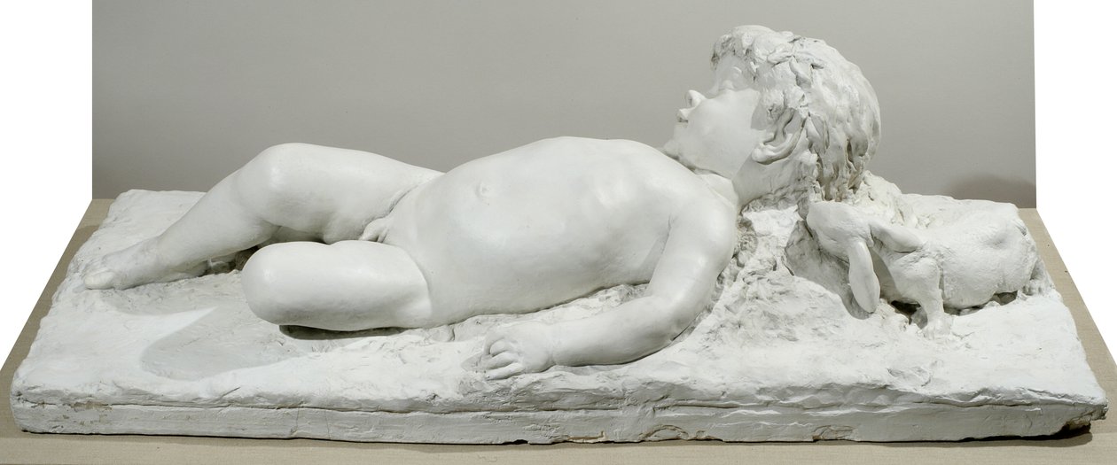 Spící faun (omítka) od Edward Clark Potter