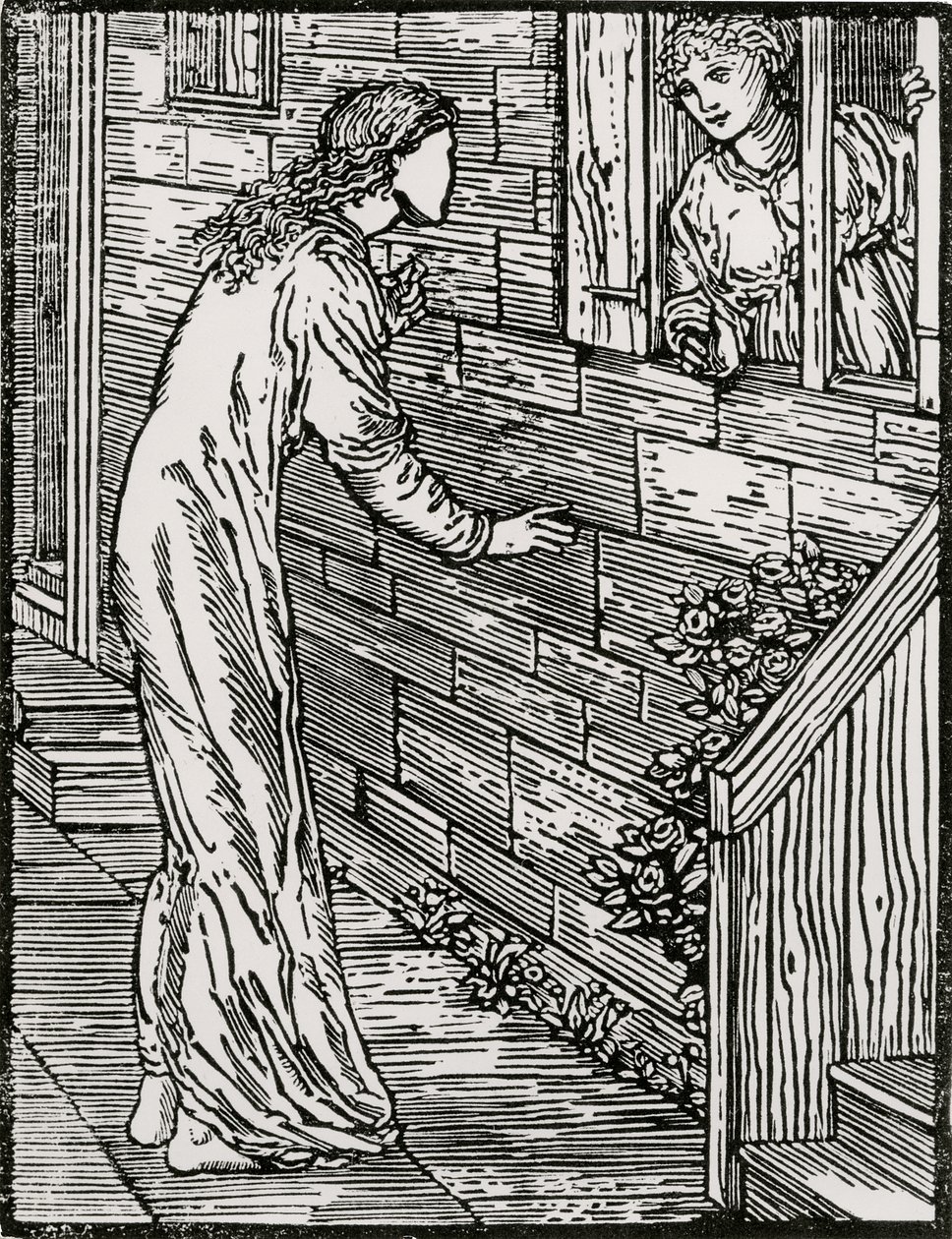 Přichází do druhého od Edward Coley (after) Burne Jones