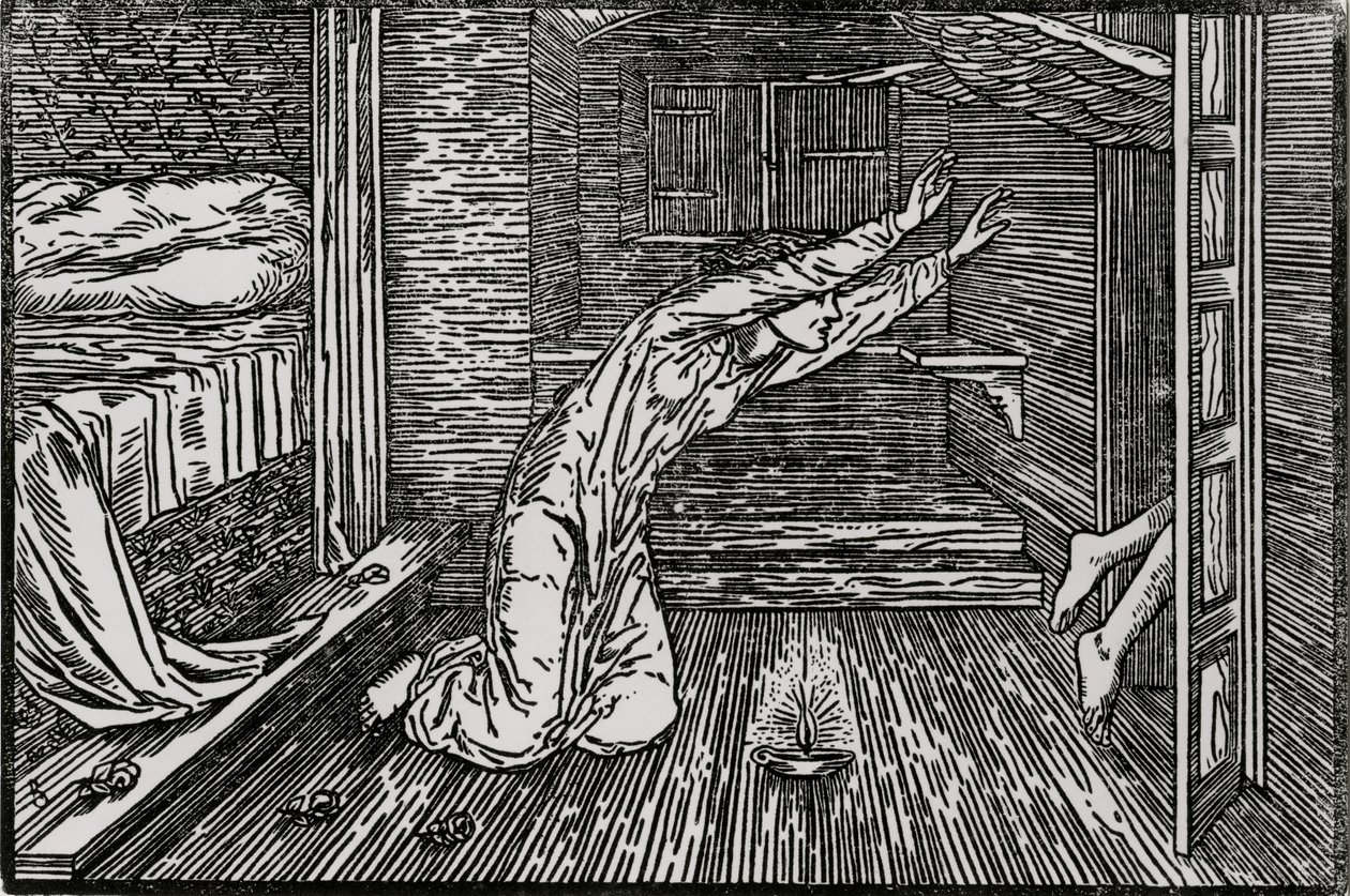Amor odchází od Edward Coley (after) Burne Jones