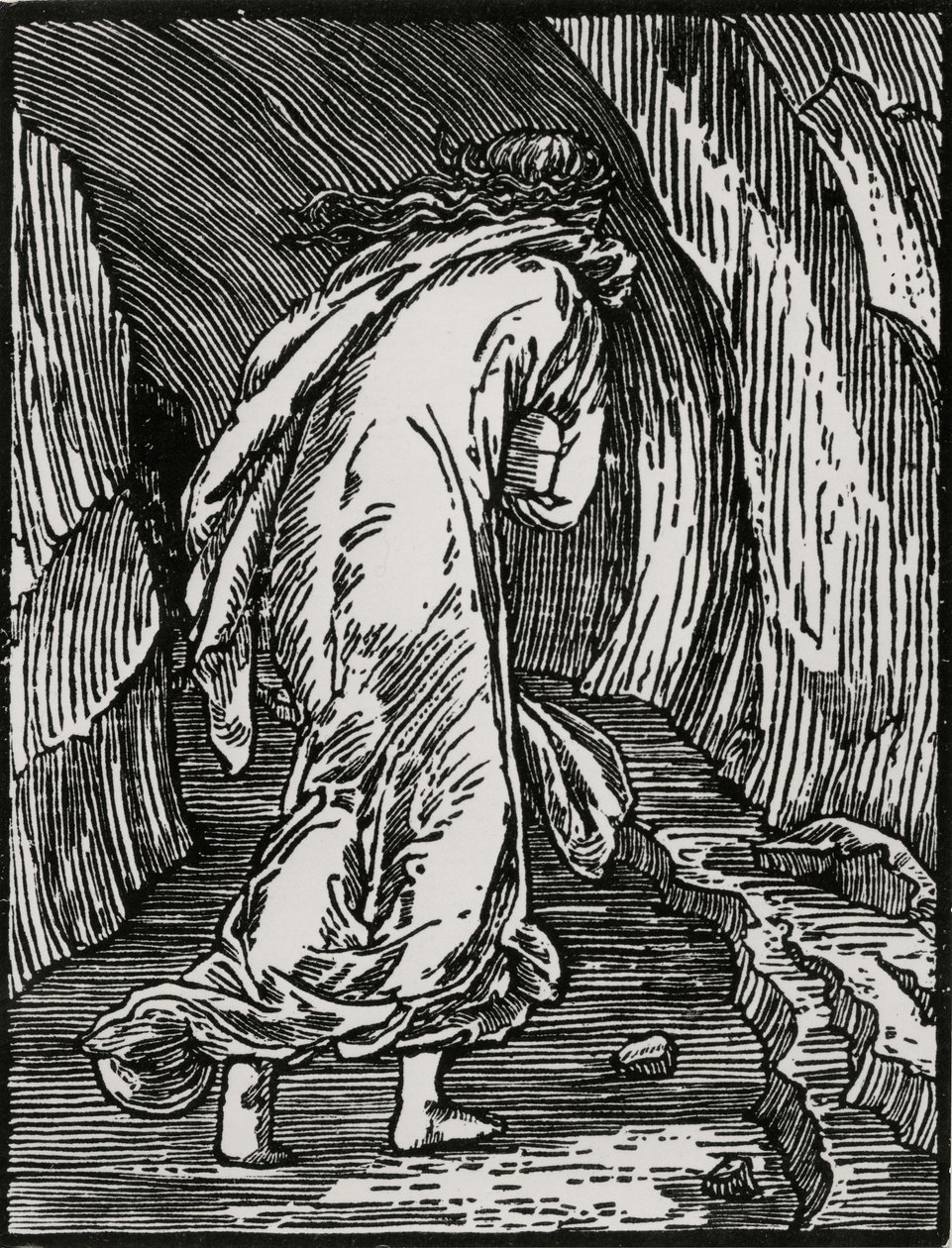 Jít do pekla od Edward Coley (after) Burne Jones