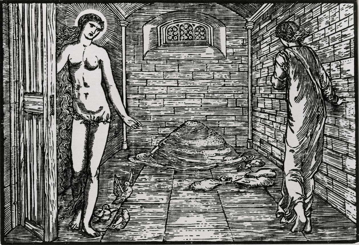 Úkol semínek od Edward Coley (after) Burne Jones
