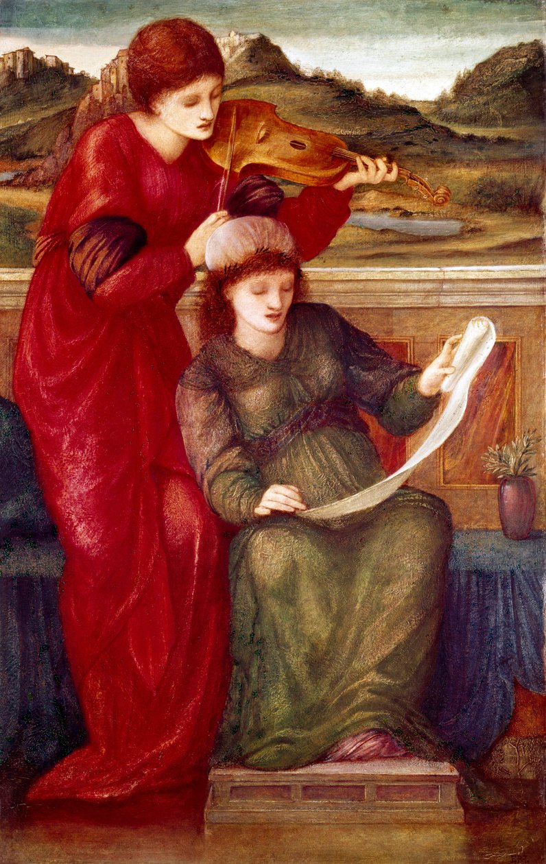 Alegorie hudby od Edward Coley Burne-Jones