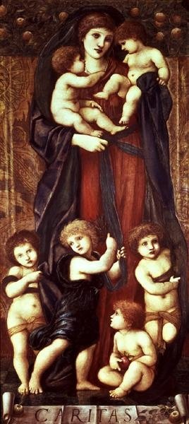 Charita od Edward Coley Burne Jones
