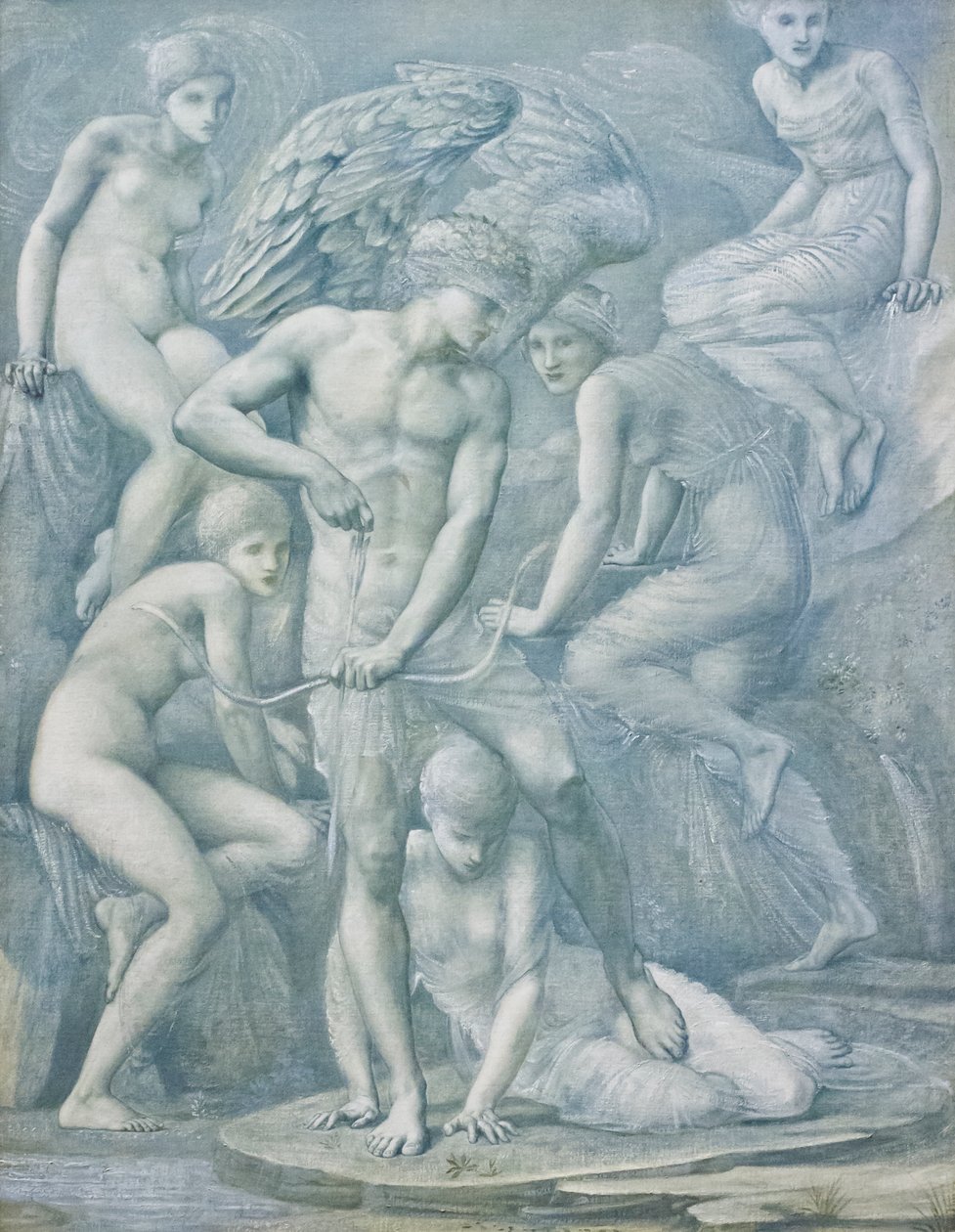 Amorova lovecká pole od Edward Coley Burne Jones