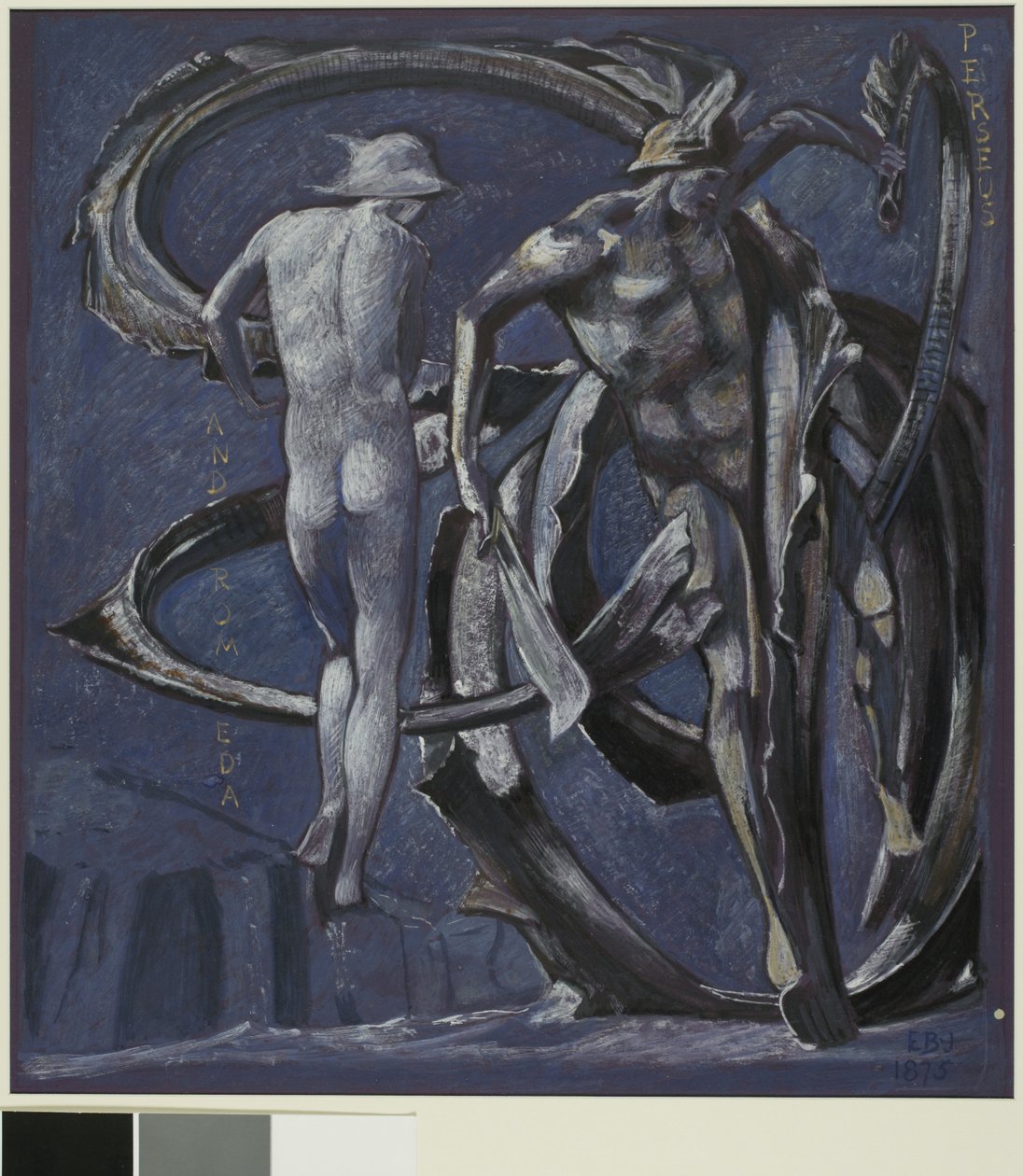 Perseus a Andromeda, studie pro The Doom Fullfilled od Edward Coley Burne Jones