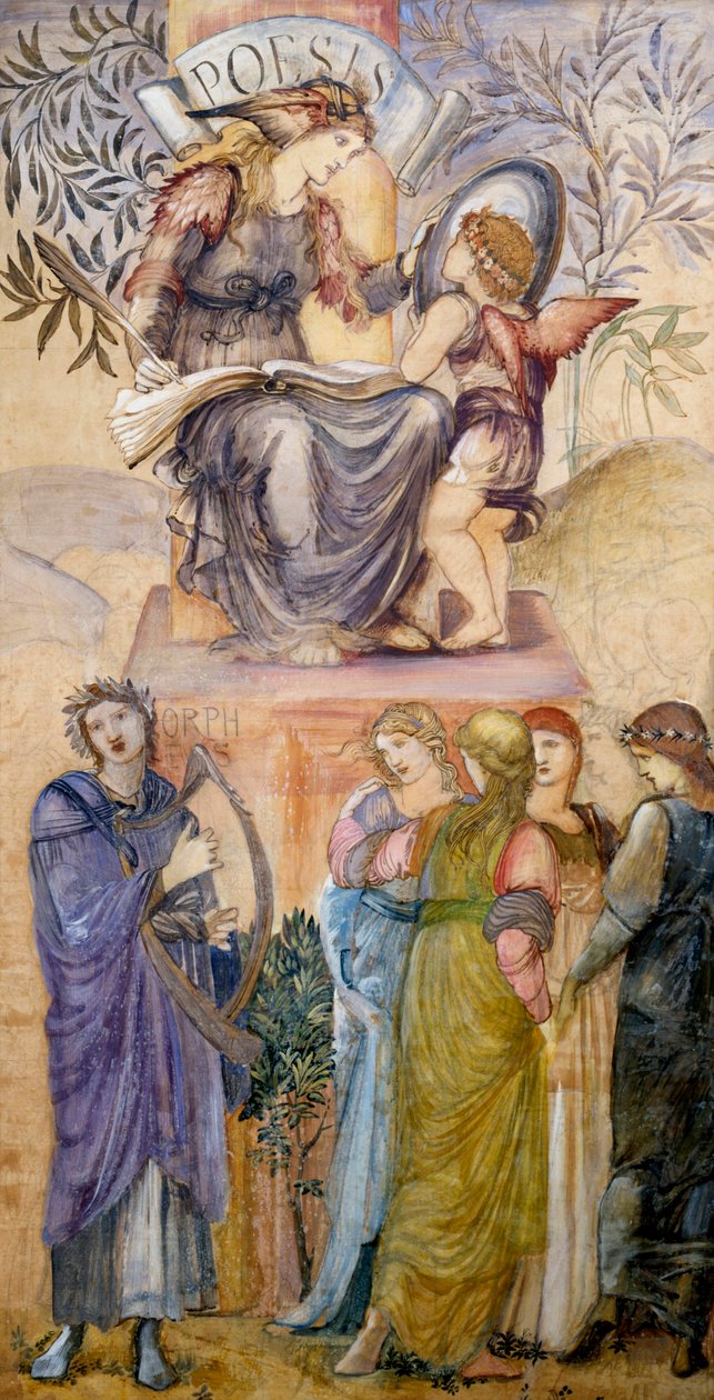 Alegorie poezie od Edward Coley Burne-Jones