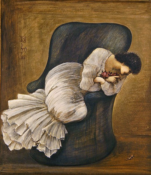 Portrét lady Lewisové od Edward Coley Burne Jones
