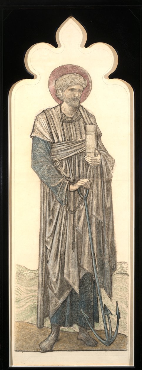 Svatý Kliment od Edward Coley Burne Jones