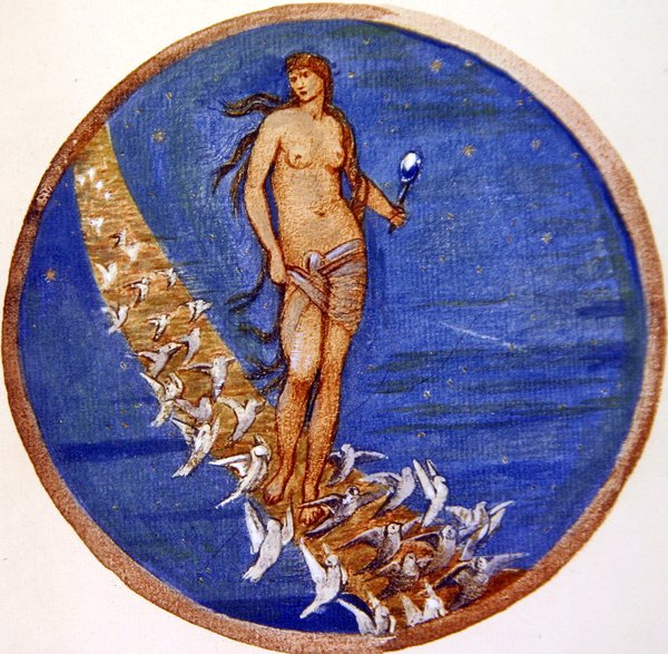 Květinová kniha: V. Růže nebeská od Edward Coley Burne Jones