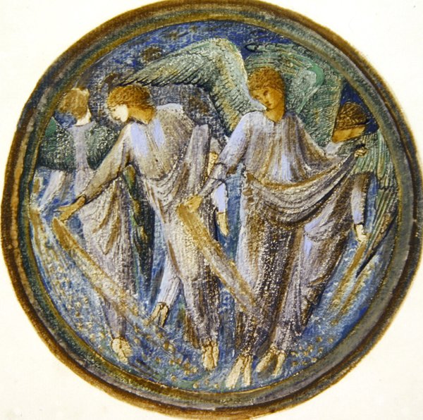 Květinová kniha: XXIX. Starwort rozptýlený od Edward Coley Burne Jones