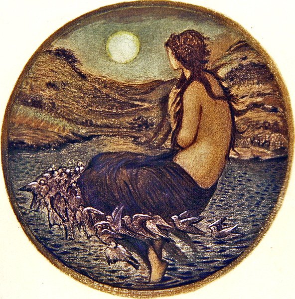 Květinová kniha: X. Venušino zrcadlo od Edward Coley Burne Jones