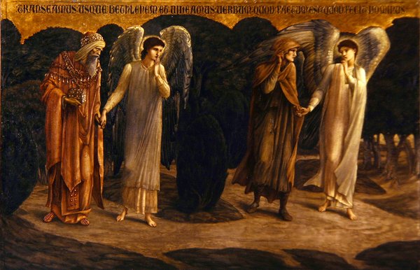 Král a pastýř od Edward Coley Burne Jones