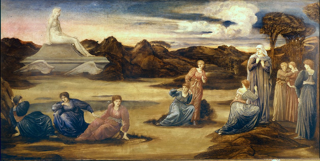 The Passing of Venus, c.1875 (olej na panelu) od Edward Coley Burne Jones
