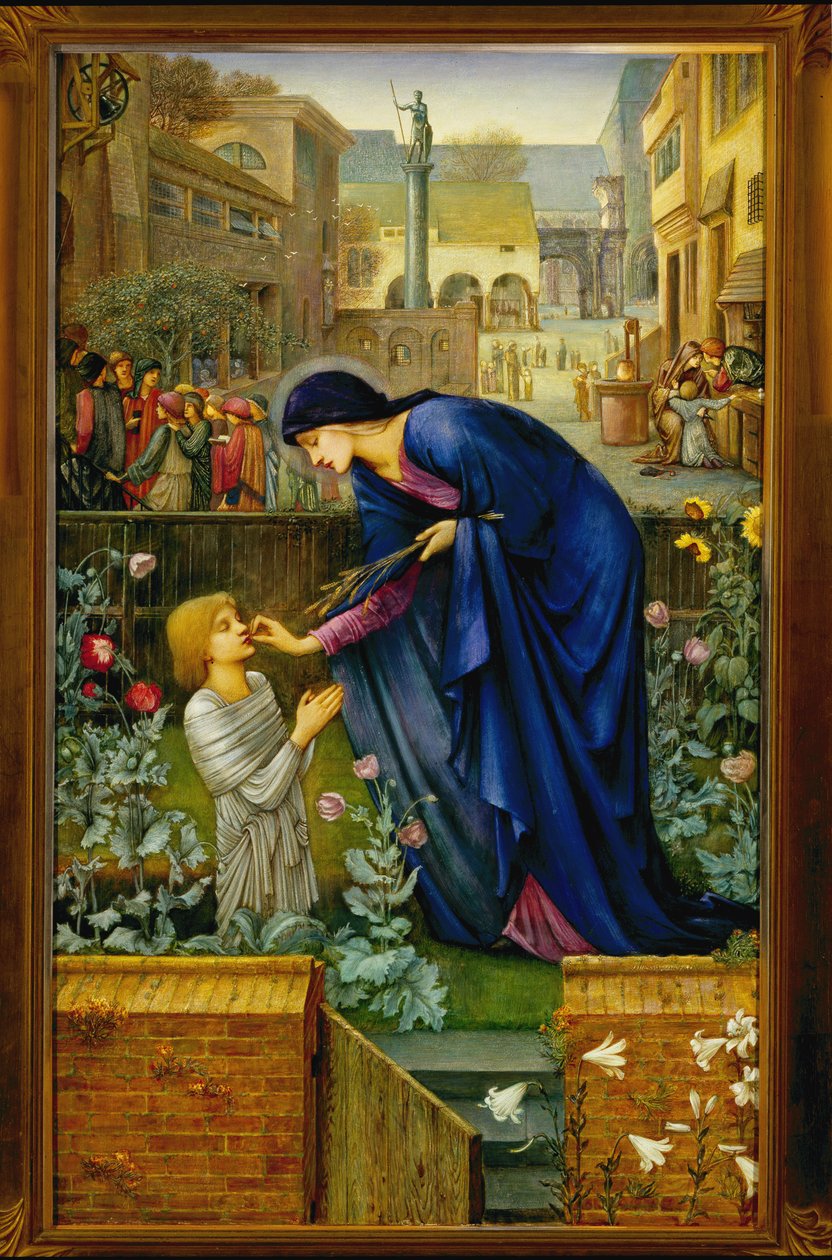 Příběh převorky od Edward Coley Burne Jones