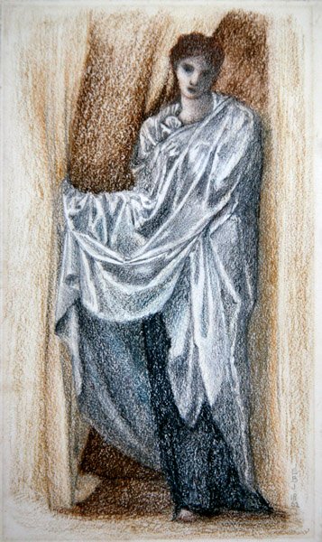 Žena v klasickém hábitu od Edward Coley Burne Jones