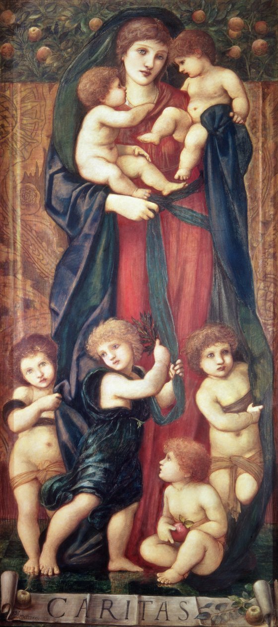 Charita, 1867 od Edward Burne Jones