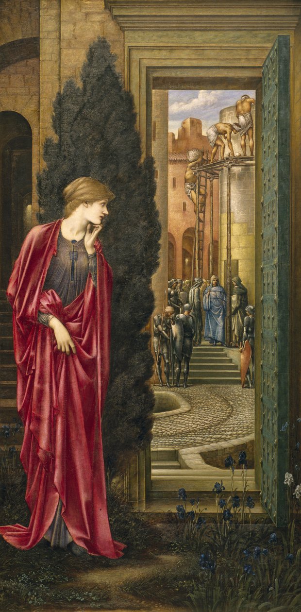Danae neboli Mosazná věž od Edward Coley Burne Jones