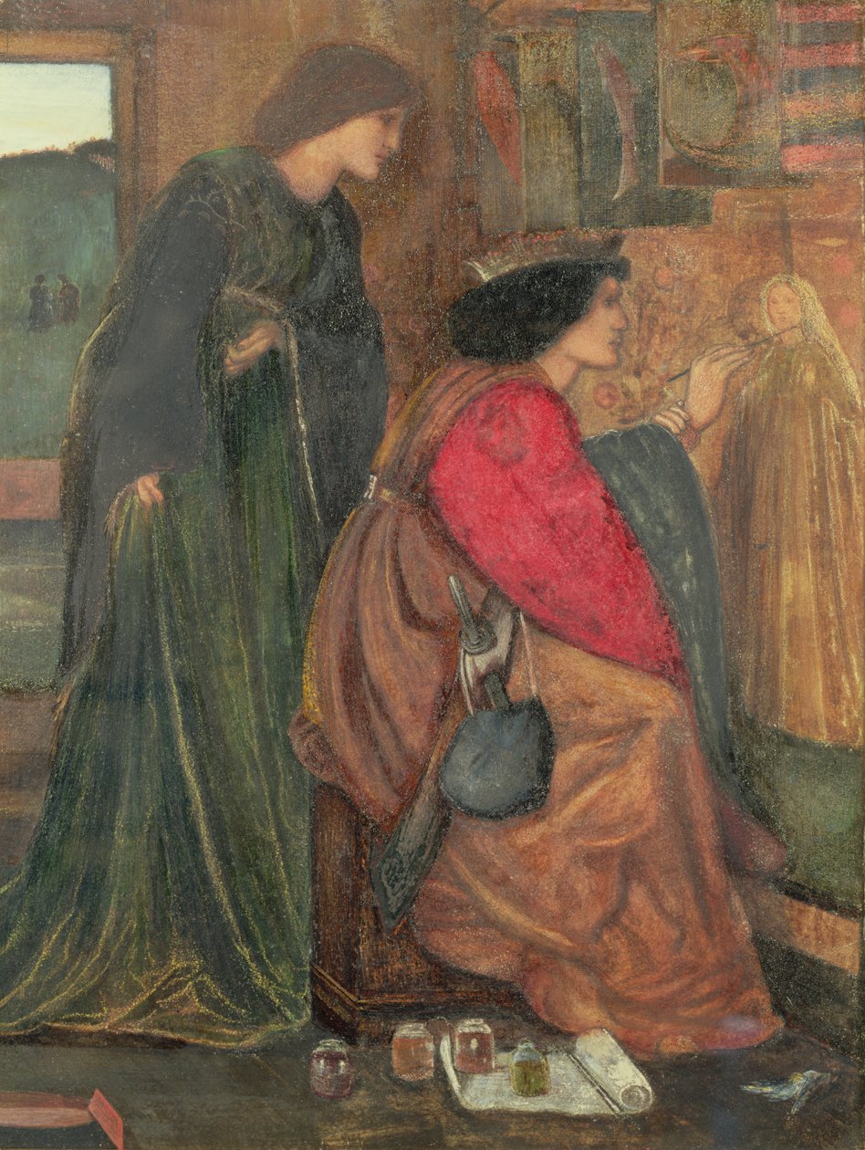 Design pro panel ze skříně King Renes Honeymoon, 1851 (viz skříň 2043) od Edward Burne Jones