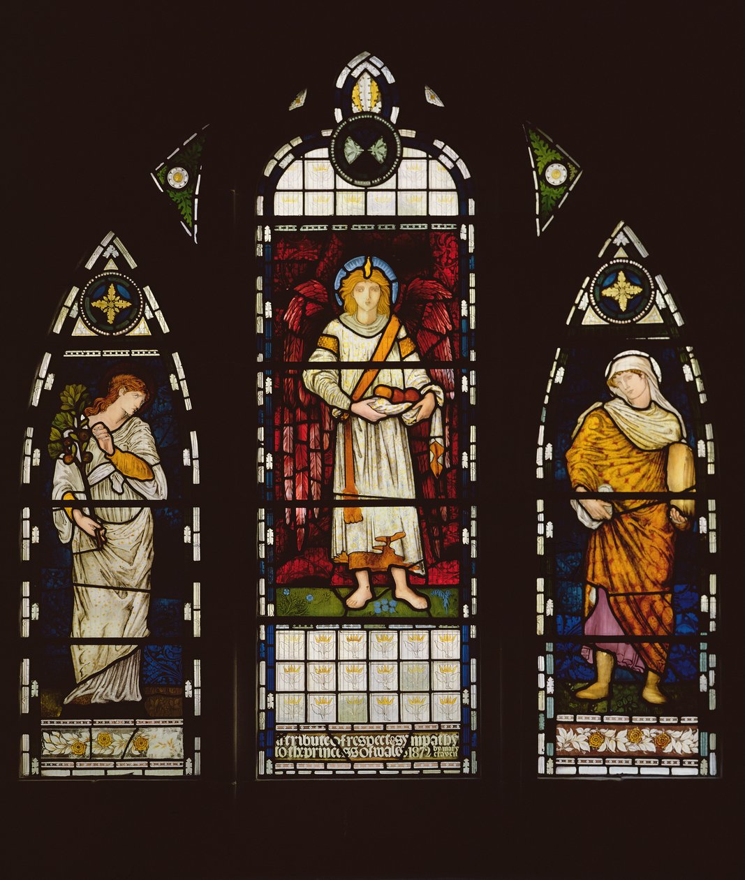 Dorothea a Theophilus, kolem 1861-62 od Edward Burne Jones