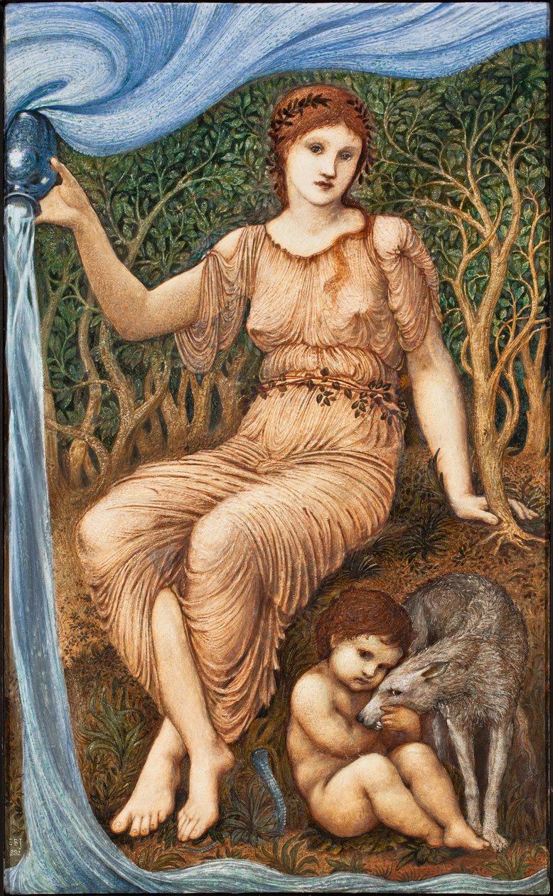 Matka Země, 1882 (enkaustika na panelu) od Edward Burne Jones