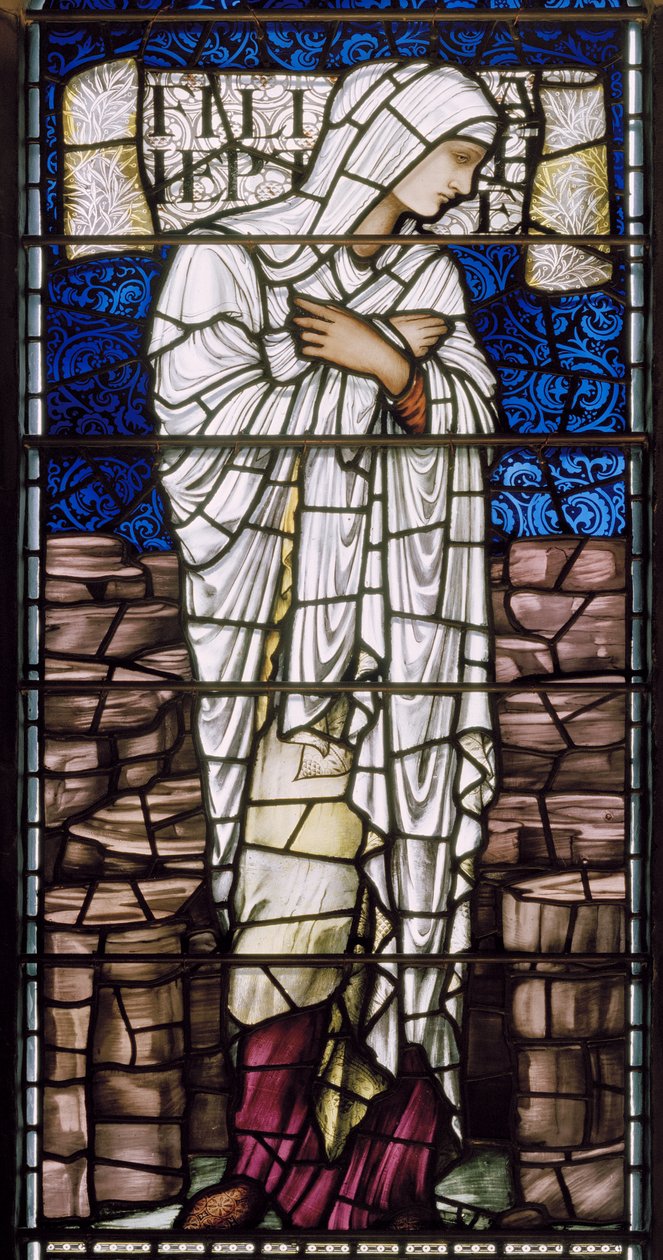 Edinburgh, St Giles Cathedral, Morris & Co., Edward Burne-Jones, Jepthas Daughter, 1886 od Edward Burne Jones