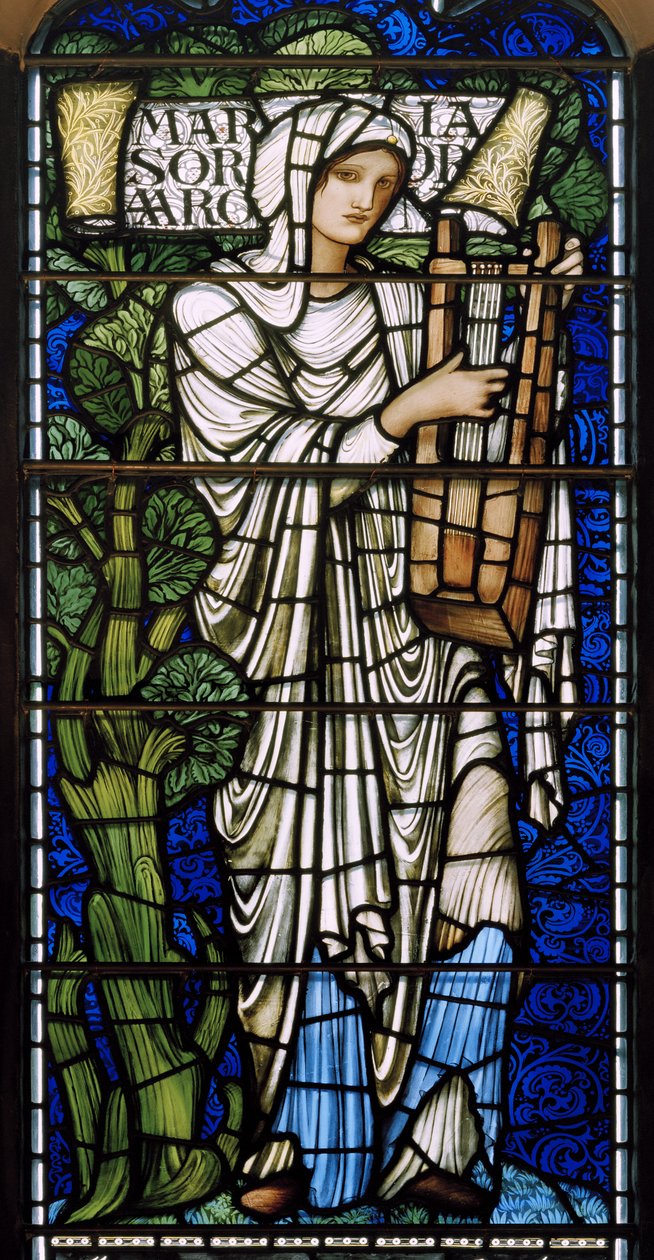 Edinburgh, St Giles Cathedral, Morris & Co., Edward Burne-Jones, Maria, 1886 od Edward Burne Jones