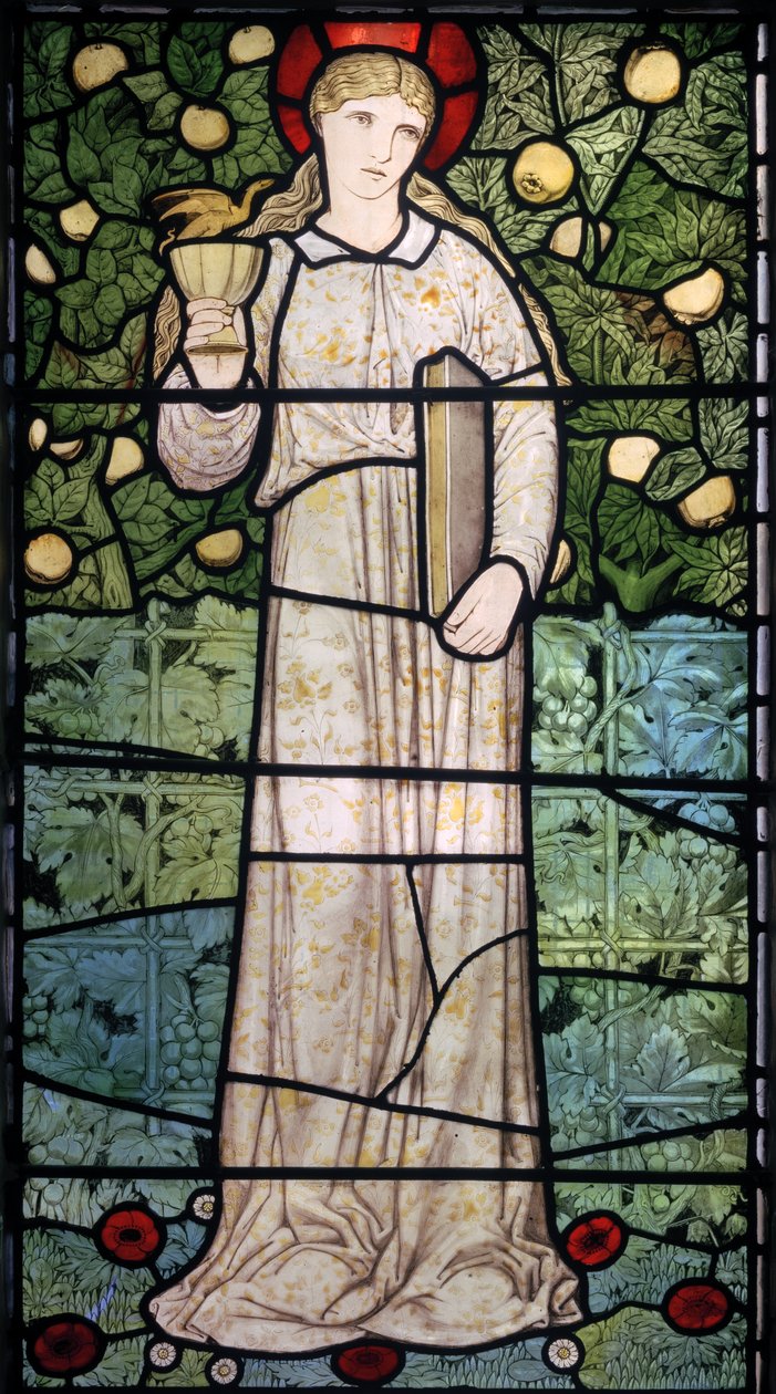 Faith, 1867 (vitráže) od Edward Burne Jones