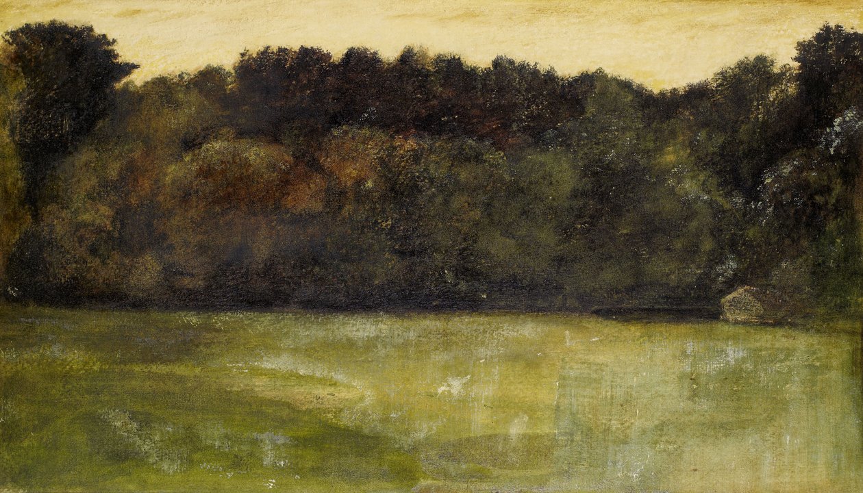 Krajina – studie, 1863 od Edward Burne Jones