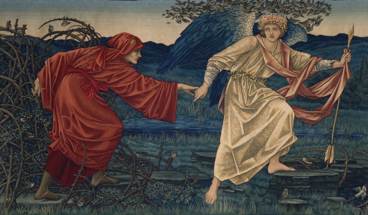 Láska vede poutníka, Tapisérie, 1909 od Edward Burne Jones