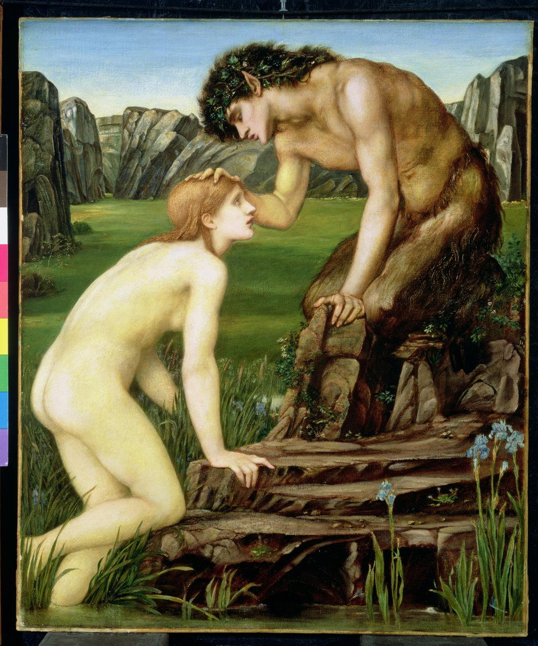 Pan a psychika, 1872-74 od Edward Burne Jones