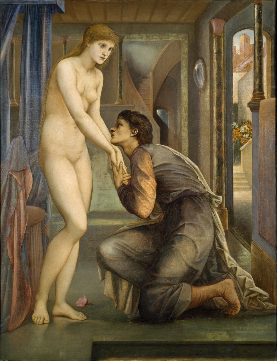 Pygmalion a obraz – Duše dosahuje, 1878 od Edward Burne-Jones
