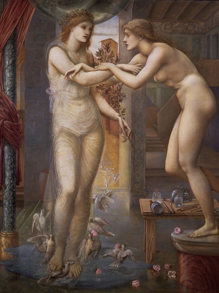 Pygmalion and the Image: The Godhead Fires, 1868-78 od Edward Burne-Jones
