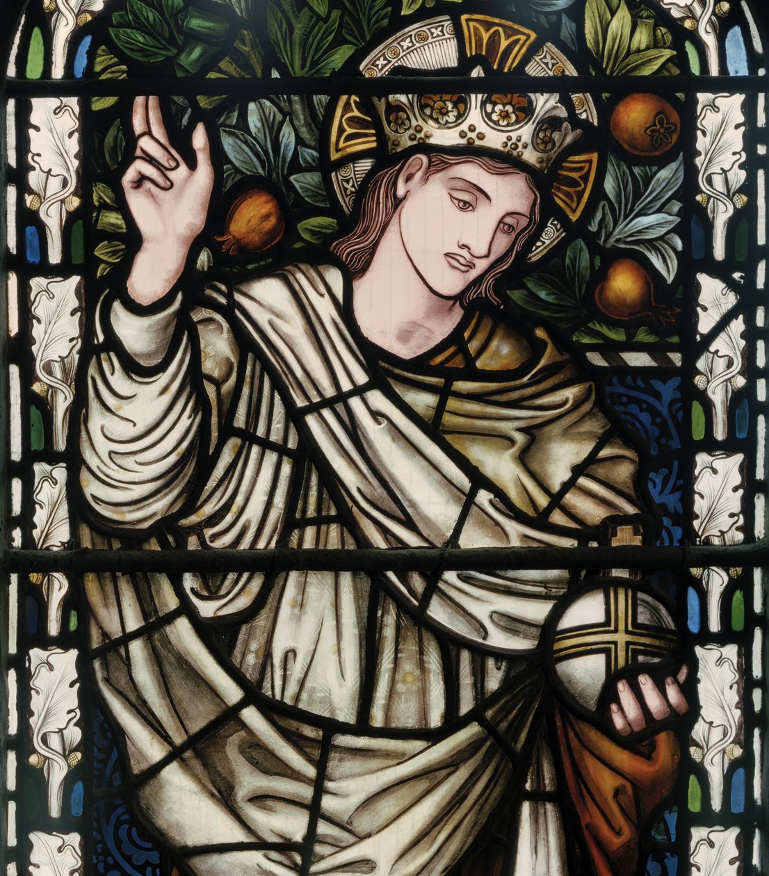 Salvator Mundi, 1876 (vitráže) od Edward Burne Jones