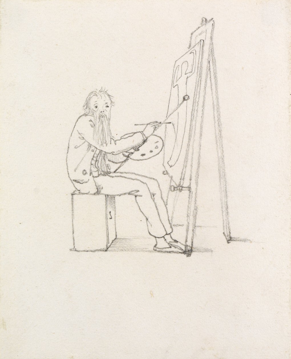 Autokarikatura, 1874 od Edward Burne Jones