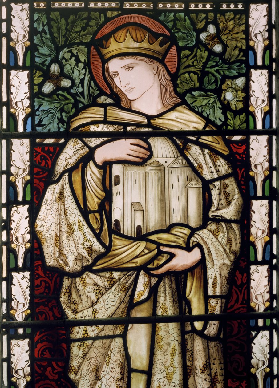 Solomon and the Temple, 1876 (vitráže) od Edward Burne Jones