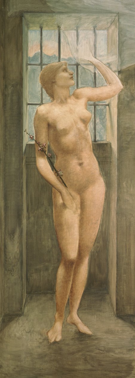 Spes, Hope in Prison, kolem roku 1874 od Edward Burne Jones