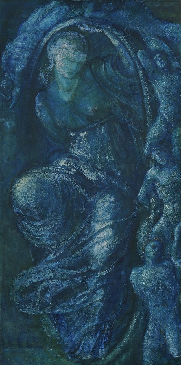 Study for the Wheel of Fortune, 1870 (wc na papíře) od Edward Burne Jones