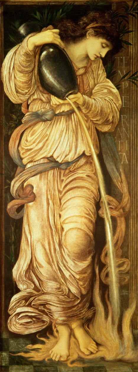 Mírnost, 1872 od Edward Burne Jones
